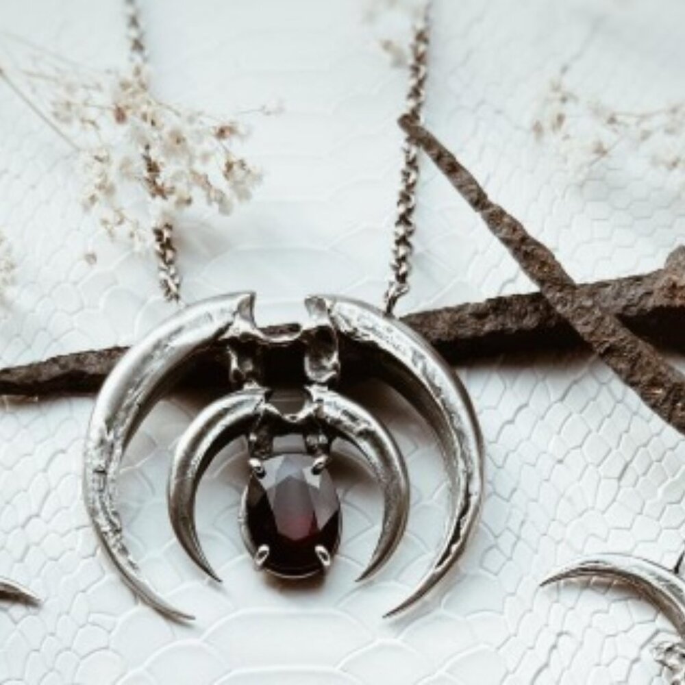 Number Thirteen OOAK for sale Triple Goddess Garnet OOAK